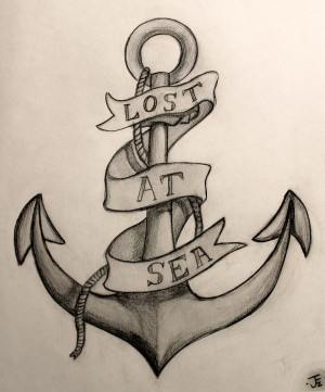Lost at sea -anchor- by JenMapau