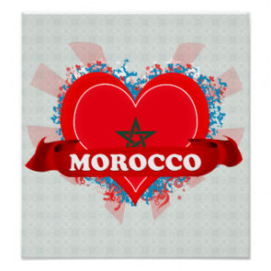 Love Morocco Posters Prints Zazzle