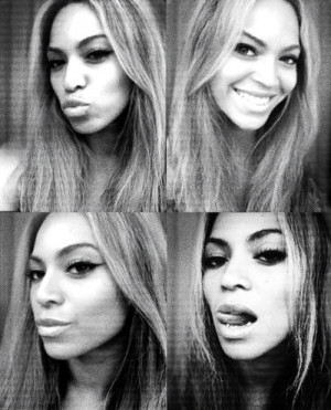 Black and White Nicki Minaj beyonce fave diva Queen flawless selfie ...