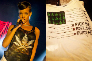 Smoking Weed Blunt Rihanna Rihanna