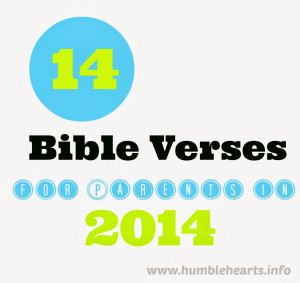 14 Bible Verses For Parents in 2014