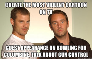 most violent cartoon on tv guest appearance on bowling for columbine ...