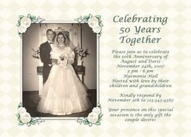 ... your parents with a thoughtful and exciting 50th anniversary party