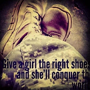 Give a girl the right shoes and she'll conquer the world