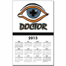 Eye Doctor Calendar Print for