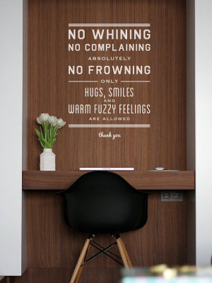 No Whining No complaining absolutely no van AnchorPaperCo op Etsy, € ...