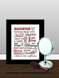 ... and Red Quotes Sign JPEG Baby Teen Bedroom Artwork INSTANT DOWNLOAD
