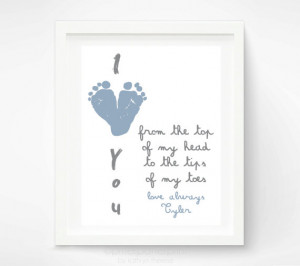 baby s footprints will brighten up a room the footprints appear true ...