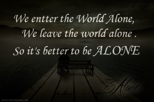 alone boy with alone quotes