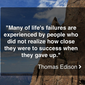 Many Of Life’s Failures Are Experienced By People Who Did Not ...
