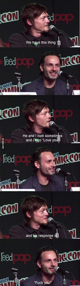 the walking dead I love you