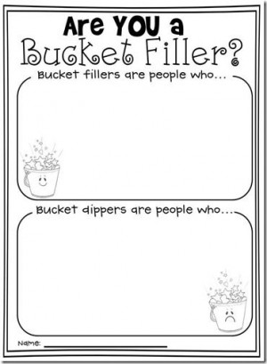 Have You Filled a Bucket Today Free Activity