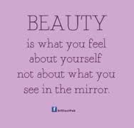 look for your inner beauty