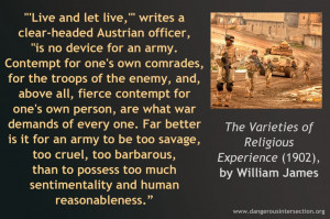 ... War is a Force that gives us meaning. Also see this quote by Oscar