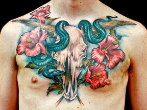 ... Meaning Astonishing Chest Hibiscus Flower Tattoo Blue Snake Wallpaper