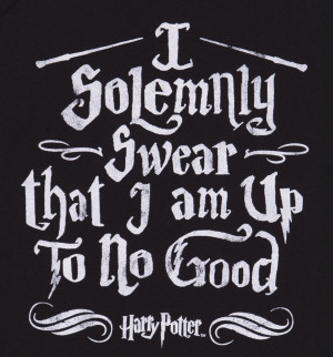 ... Official Ladies Harry Potter I Solemnly Swear Mischief Managed Vest