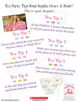 Tea Time With Sophia Grace and Rosie is available now at book ...