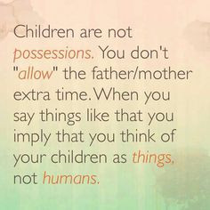 Healthy co-parenting..... More