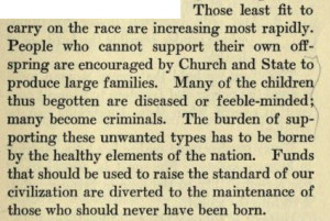 Margaret Sanger quotes about race and eugenics