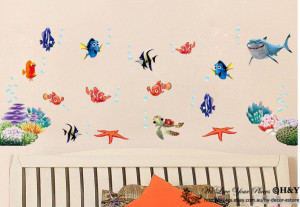 Details about Disney Finding Nemo II Wall Decal Removable Sticker Kids ...