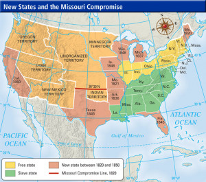Missouri Compromise Map