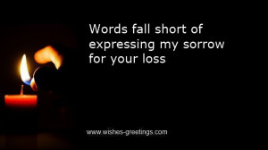 sympathy messages for loss of father