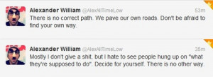 quotes twitter tweet Alex Gaskarth words to live by something that i ...