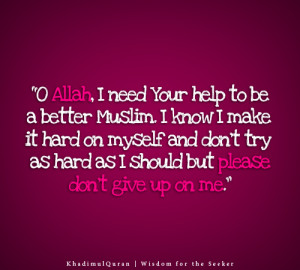 Don’t give up on me