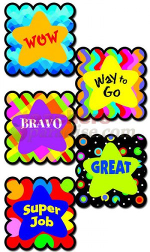 Poppin Patterns Star Sayings Scent: Fruit Punch Stickers