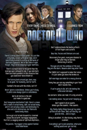 Doctor Who - Everything I Need To Know I Learned From (C)