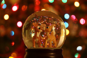 Rudolph The Red Nosed Reindeer Snow globe