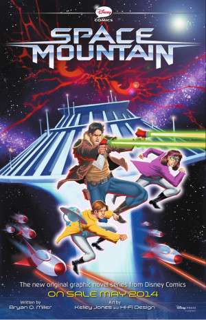 Disney’s Space Mountain Ride Gets Graphic Novel Trilogy