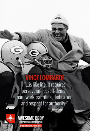 Vince Lombardi Quotes | Great Football and life motivator