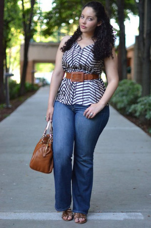 for curvy girls | ... of outfit inspiration and style advice for curvy ...