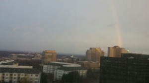 Fairfax, VA - Wow! One of Tysons' rare rainbows.. perfect view from my ...