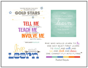 Learning Quotes and Word Art for Your Scrapbook Layouts