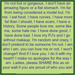 Be proud. Be you!