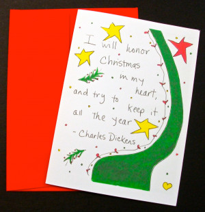 Christmas Mistletoe Quotes Christmas quote card 