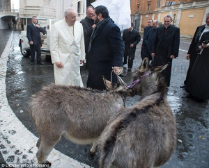 Pope Francis enjoys arse milk