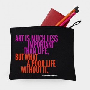 Robert Motherwell Artist's Quote Pouch · $12.00