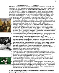 Othello Projects. One of 4 pages. http://www.teacherspayteachers.com ...