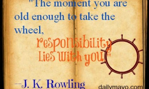 jk rowling quotes responsibility
