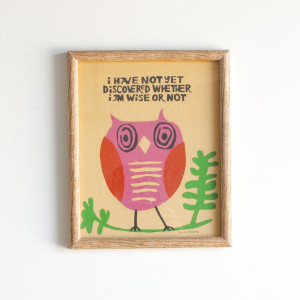 Wise Owl Quotes http://www.etsy.com/listing/47935326/vintage-wise-owl ...