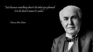 Thomas Edison Inspirational Quotes for the Home Based Business Owner