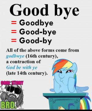 What’s Up With “Good-bye” and “Goodbye”?