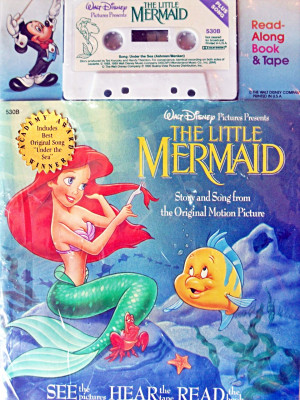 Walt-Disney-Read-Along-Book-and-Tape-The-Little-Mermaid-disney ...