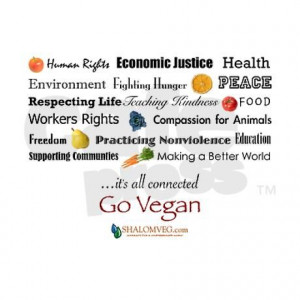 ... Communities - Making a Better World - It's all connected. Go Vegan
