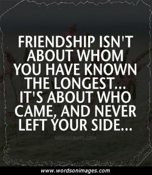 Quotes about true friendshi