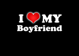 Boomerang Kaart: I love my Boyfriend
