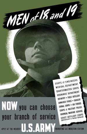 Us Army Recruiting Poster Painting